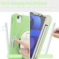 thumbnail image 2 of Allytechgroup iPad Air 11 Inch 2025/2024 Case with Pencil Holder, Military Grade Shockproof Kickstand Handle Strap Anti-Scratch Kids Friendly Bumper Tablet Case Cover for Apple iPad Air 11" M3 M2, 2 of 11