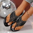 thumbnail image 3 of YUANxueke Sandals for Women Summer Comfortable Non-Slip Flip Flop Dressy Shoes Casual Walking Beach Shoes, 3 of 5