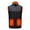 A Black, variant on Unisex Heated Vest 11 Zone Dual Control Charging Smart Heated Vest Men Women Winter Outdoor Color Block Layer Sleeveless Jacket Fast Warm Up Womens Heated Vest