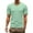 Light Green, variant on Men's Fashion V Neck Lapel Collar Short Sleeve T-Shirt Summer Casual Comfortable Breathable Oversized Tee Trendy Stylish Mens T-Shirts Solid Color Sleeve Casual Crew Neck Basic Tees