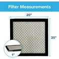 thumbnail image 2 of filtrete 20x20x1, ac furnace air filter, mpr 2800, healthy living ultrafine particle reduction, 2-pack, 2 of 8