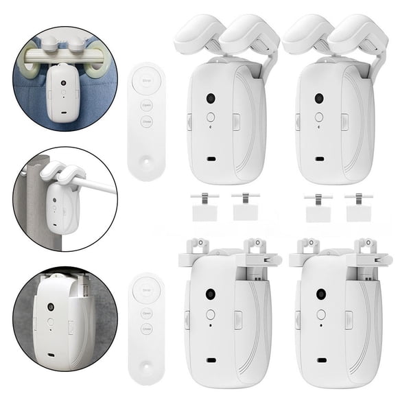 Curtain Control System featuring Lightweight Design and Remote Functionality