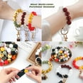thumbnail image 4 of Nuevas 20/30 cuentas de silicona impresas de 15 MM, cuentas de calidad alimentaria para hacer joyas, collares, pulseras, llaveros, accesorios, 4 of 5