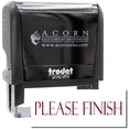 thumbnail image 1 of Large Self-Inking Please Finish Stamp, Trodat Printy 4913, Press and Print Stamping, Impression Size 7/8" x 2-1/4", Up to 10,000 Impressions - Burgundy Ink, 1 of 10