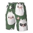 thumbnail image 5 of Naloa Alpaca Faces Men's Beach Shorts, Surfing shorts, Swim trunks, Quick Dry Swim Trunks for Surfing Beach Fun - XX-Large, 5 of 9