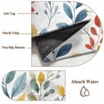 thumbnail image 6 of Round Rugs 3Ft, Colorful Botanical Round Area Rug Washable Indoor Throw Carpet, Pastoral Country Summer Leaves Small Non Slip Circle Rug for Bedroom Living Room Home Decor Aesthetic, 6 of 8