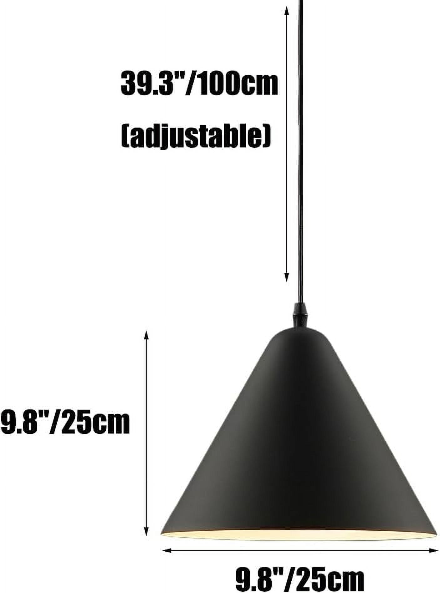 Modern Simple Metal Pendant Lamp, Minimalism Colorful Pendant Lighting, Rustic Farmhouse Pendant Light, Single Pendant Light Fixture for Kitchen Sink Bar Bedroom Bedside