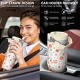 thumbnail image 5 of 30 Oz Tumbler Mimi Flower Tumbler with Lid and Straw, Birthday Gift Cup for Friend Women Men Coffee Travel Mug Thanksgiving Day Halloween Christmas Gift Water Bottle, 5 of 7