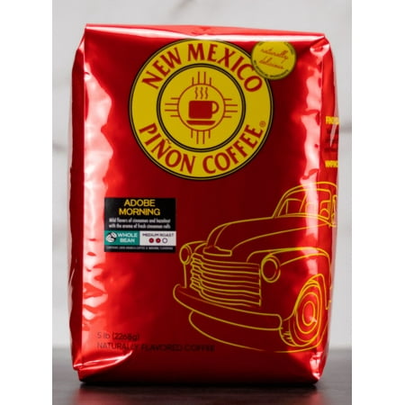 New Mexico Piñon Coffee (Adobe Morning Whole Bean Coffee 5lbs)