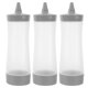 thumbnail image 1 of EeaseMX UPKOCH - 3 botellas de plástico para condimentos, dispensadores de salsa, accesorios para barbacoa, kétchup, mostaza y mermelada, 1 of 7