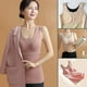 thumbnail image 3 of Women's Slim Vest With Built In Bra Elastic Camisole Comfortable Seamless Tummy Control Shapewear2l, 3 of 5