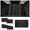 Black, variant on 5PCS Car Window Shades,Auto Privacy Curtains with 4 Front&Rear Side Window Shade,98% Light Blocking Divider Curtain Shades for Traveling Camping,Universal Car Accessories (Black)