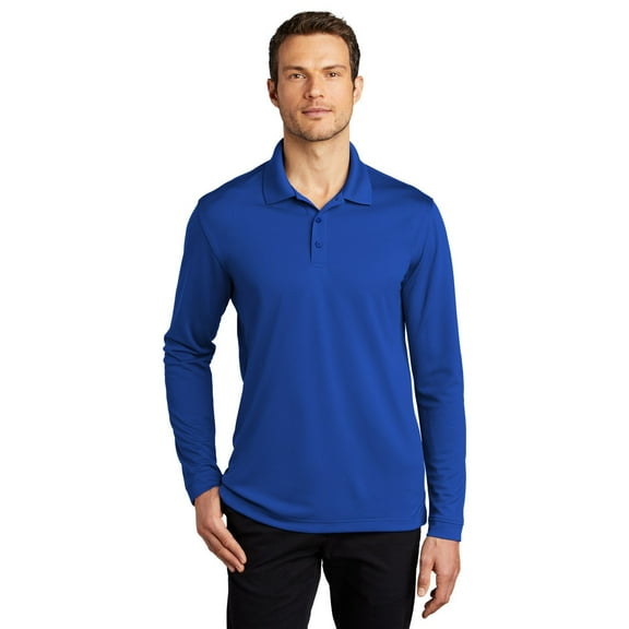 Port Authority Dry Zone UV Micro-Mesh Long Sleeve Polo K110LS