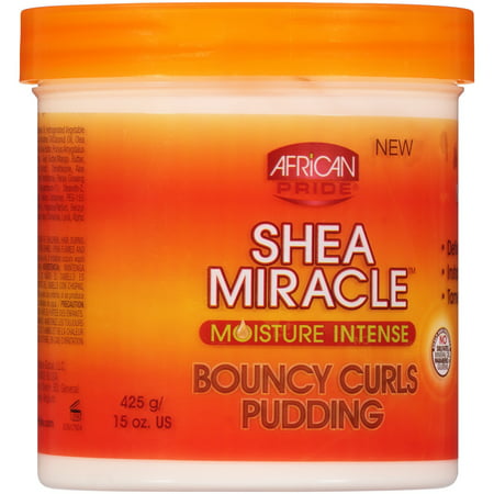 African Pride Shea Miracle Moisture Intense Bouncy Curls Pudding 15 oz. (Best Hair Care For African American Hair)
