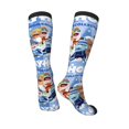 thumbnail image 5 of Lsque Sml Jeffy Printed Crew Socks Men's Women's LightWeight Thin Casual Calf Socks ,Knee High Socks,Cotton Socks, 5 of 9