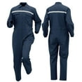 thumbnail image 5 of Atogsazn Mens Cover Jumpsuit Full Zip Long Sleeve Work Coverall with Pocket Costume Uniform Pants Outerwear 01-Dark Blue M Fashion, 5 of 8