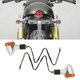 thumbnail image 2 of 4x Motorcycle Turn Signal Front Tail Light Compatible With Honda Kawasaki, 2 of 5