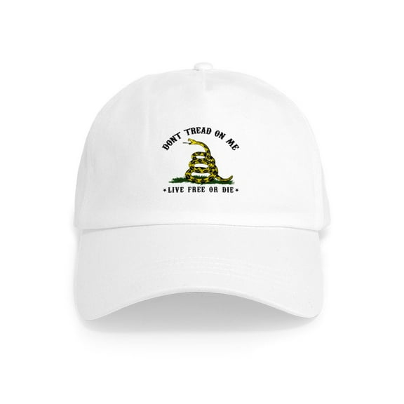 CafePress - Don't Tread On Me - Adjustable 100% Brushed Unisex Casual Cotton Baseball Cap, Beige, 1