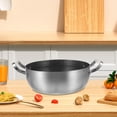 thumbnail image 2 of Miangastore Stainless Steel Pot Multi Functional Hand Washable For Home Cooks 1Pcs 11.79X7.94X3.22in, 2 of 8