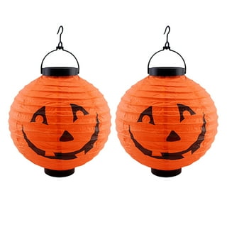 Friendly Halloween Honeycomb Decorations and Paper Lanterns, 5 Count 