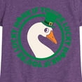 thumbnail image 3 of Instant Message - St. Patrick's Day Honk If Lucky  - Toddler & Youth Girls Short Sleeve Graphic T-Shirt, 3 of 6