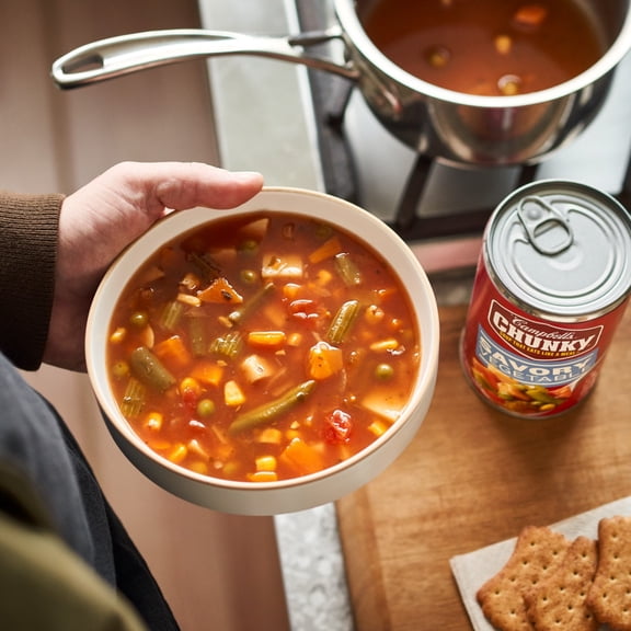Campbells Chunky Savory Vegetable Soup 18.8 oz - Pack of 1