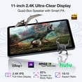 thumbnail image 5 of DOOGEE T30SE 8580mAh 11 Inch Tablet,2.4 K Android Tablet with 9GB RAM+128GB ROM+1TB Expand,7.6mm Octa Core Processor Gaming Tablet,13MP Camera,4 Speakers,5G WiFi+4G LTE,BT5.0, GPS, 5 of 7