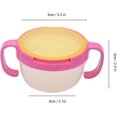 thumbnail image 2 of Baby Feeding Bowl Spill Proof Snack Containers Bpa Free Dual Handle Lunch Containers Keep Food Warm Cold Longer Bowls Gift For Baby Showers Birthdays, 2 of 5