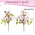 thumbnail image 5 of Valentine's Day Fake Flowers,15.75'' Valentine’s Day Gifts Decorations,Artificial Berry Flower Stems Red Heart Shaped Berry Picks for Valentine’s Day,Propose,Wedding,Anniversary Decor(Pink), 5 of 6