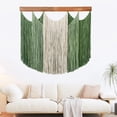 thumbnail image 6 of Jiibva Macrame Wall Hanging Boho Handmade Woven Tapestry Tassel Craft Ornament Wall Art Natural Cotton Rope Bohemian Chic Wall Decor, 6 of 7