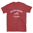 thumbnail image 1 of Wilton Manors Florida Patriot Men's Cotton T-Shirt, 1 of 1