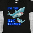thumbnail image 4 of Inktastic I'm the Big Brother Shark Boys Baby Bodysuit, 4 of 5