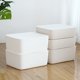 thumbnail image 4 of Armario de almacenamiento con 10 compartimentos para calcetines y lencería Organizador de ropa interior y sujetadores de plástico blanco multiusos, 4 of 8