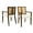 Brown, variant on OUFAN Rattan Dining Chair With Arms, Farmhouse Side Chair with Upholstered, Kitchen Chairs with Vintage Rattan Backrest, Side Chair for Dining Room, Beige + Natural