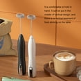 thumbnail image 2 of Cateissary Espumador de leche eléctrico recargable por USB para hacer espuma con crema de café, ajuste de 3 velocidades dividido en Cocina y Comedor Blanco, 2 of 6