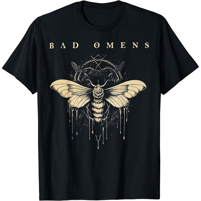 Bad Omens Moth T-Shirt - As Picture - M