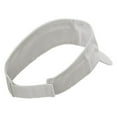 thumbnail image 4 of BASIC Embroidered Cotton Twill Sun Visor - White OSFM, 4 of 5
