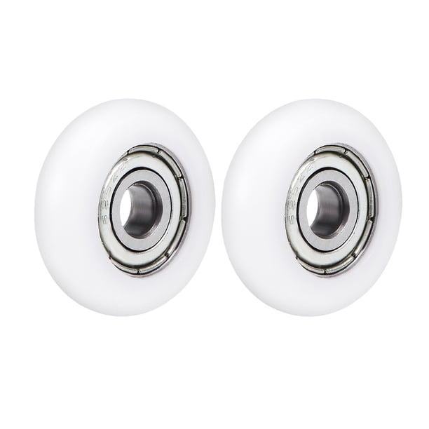 Rodamientos de bolas recubiertos de plástico 625ZZ 5x23x7mm para ventanas de puertas y poleas de muebles 2pcs