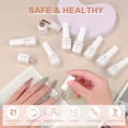 thumbnail image 3 of Set de esmaltes de uñas en gel SAVILAND, 33 unidades, Classic Glitter White, 3 of 7