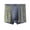 Gray, variant on Maoxin Boxers For Men High Waisted Plus Size Flat Underwear Wide Waistband Print Four Corners Boxer Briefs Dark Gray 7XL