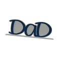 thumbnail image 4 of DOLITY Dad Creative Photo Frame Desktop Decoration standing Photo Frame for Bedroom Blue, 4 of 9