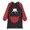 czb# Black319, variant on CUZIBR Boys Toddler Painting Apron Shirts Long Sleeve Cartoon Print Graphic Large Front Pocket Raglan Sleeve Apron Waterproof Back Lace Up Comfortable Breathable Long Shirts,Red,1-4 Years