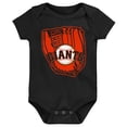 thumbnail image 3 of Infant Orange/Black/White San Francisco Giants Minor League Player Three-Pack Bodysuit Set, 3 of 4