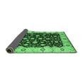 thumbnail image 2 of Ahgly Company Indoor Rectangle Oriental Emerald Green Industrial Area Rugs, 7' x 10', 2 of 4