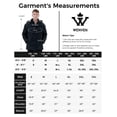 thumbnail image 4 of WenVen Men's Winter Coat Hooded Puffer Jacket Warm Windproof Insulated Parka Navy L, 4 of 11