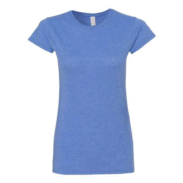 Gildan SoftStyle Junior Fit Camiseta preencogida para mujer, pequeña, Heather Royal Gildan 64000L