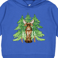 thumbnail image 3 of Inktastic Alaska Moose and Trees Toddler Hoodie, 3 of 4