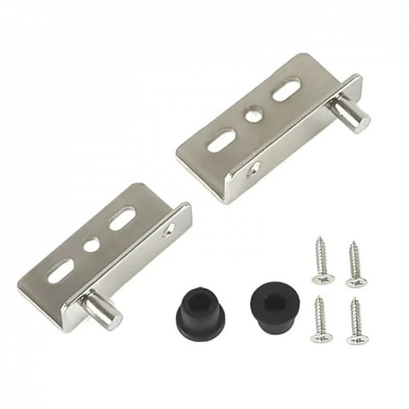 2Pcs Pivot Hinges Heavy Duty Concealed Shaft Door Hinges With Bushing For Wood Doors Drawers Cabinet Wardrobe Furniture Hardware