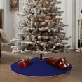 thumbnail image 6 of Halloween Christmas Tree Skirt - navy-blue 48 Inches Christmas Tree Skirt for Halloween Holiday Indoor Home Christmas Tree Decorations with Three Ribbons, 6 of 7