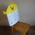 thumbnail image 2 of Funda de sofá elástica de licra para sala de estar, antideslizante. Pollito amarillo, 2 of 9